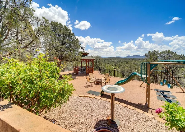 Fire Pit & Views: 'falconcrest' In Payson! Holiday home Payson
